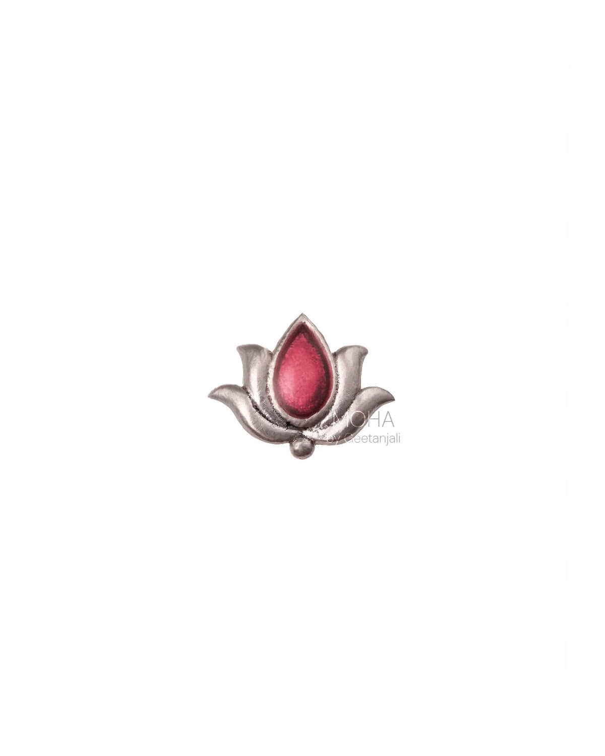 Kamal Silver Nosepin by MOHA