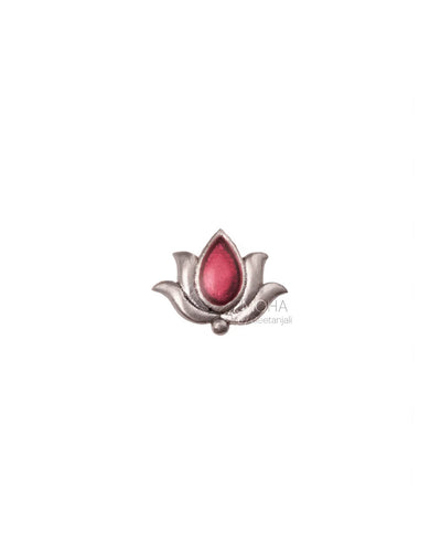 Kamal Silver Nosepin by MOHA