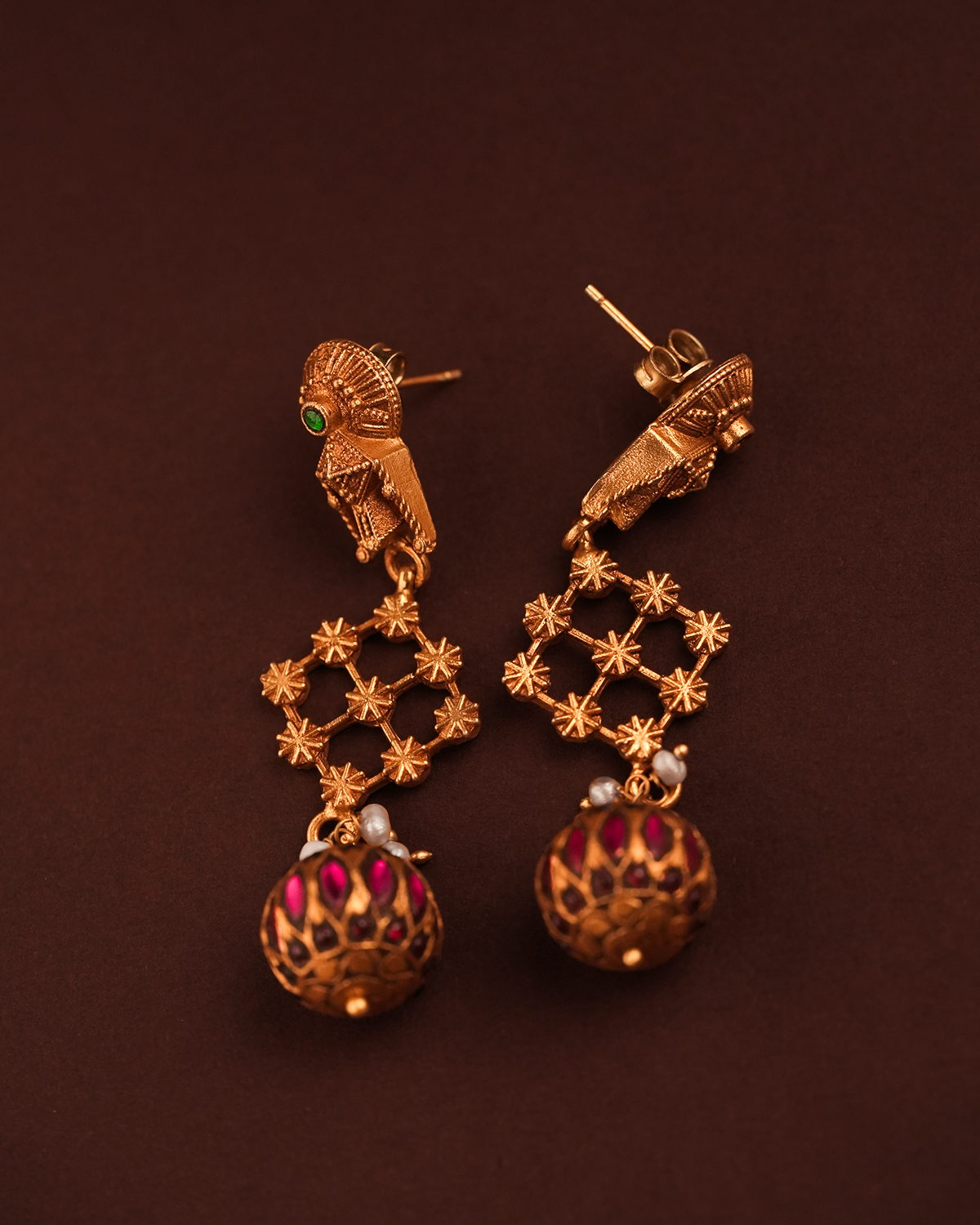 Kanakbala Silver Earrings by MOHA
