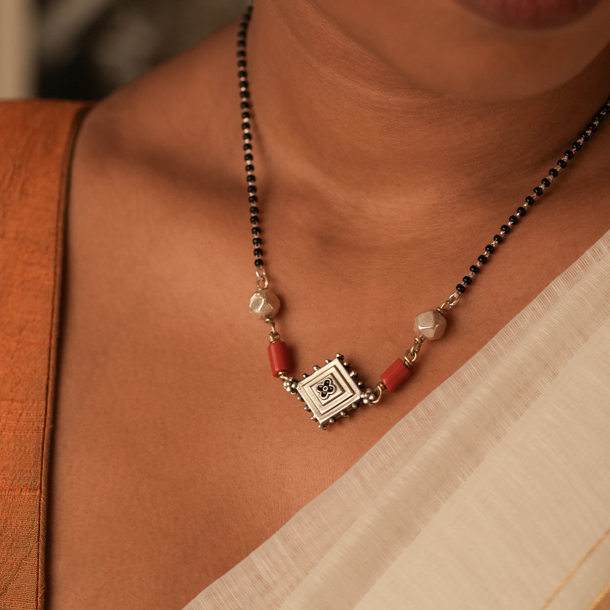 Kashi Silver Mangalsutra By MOHA