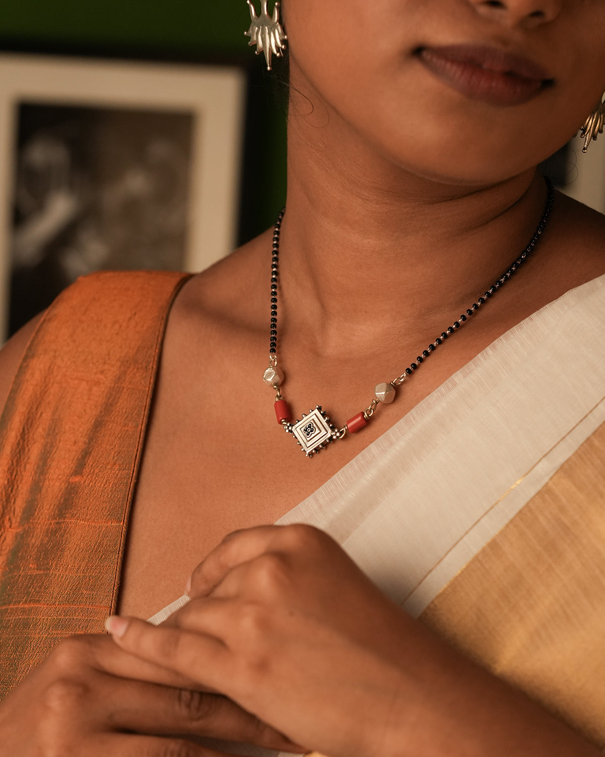 Kashi Silver Mangalsutra By MOHA