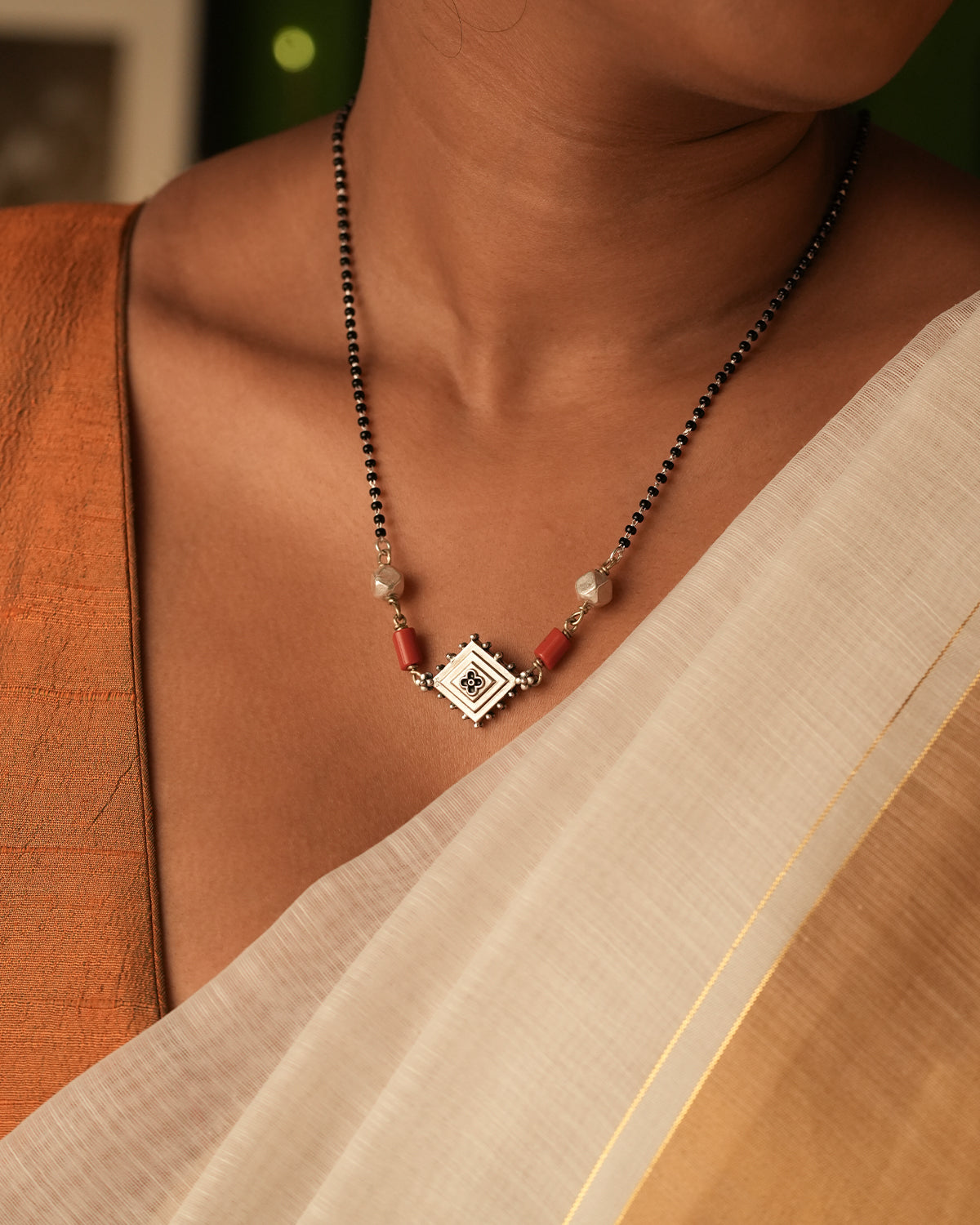 Kashi Silver Mangalsutra By MOHA