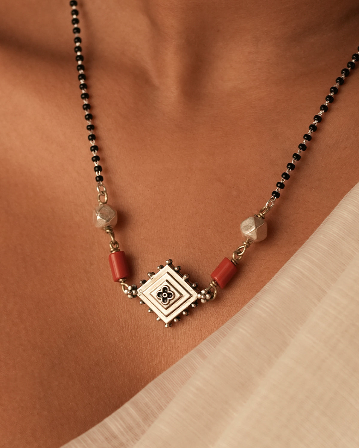Kashi Silver Mangalsutra By MOHA