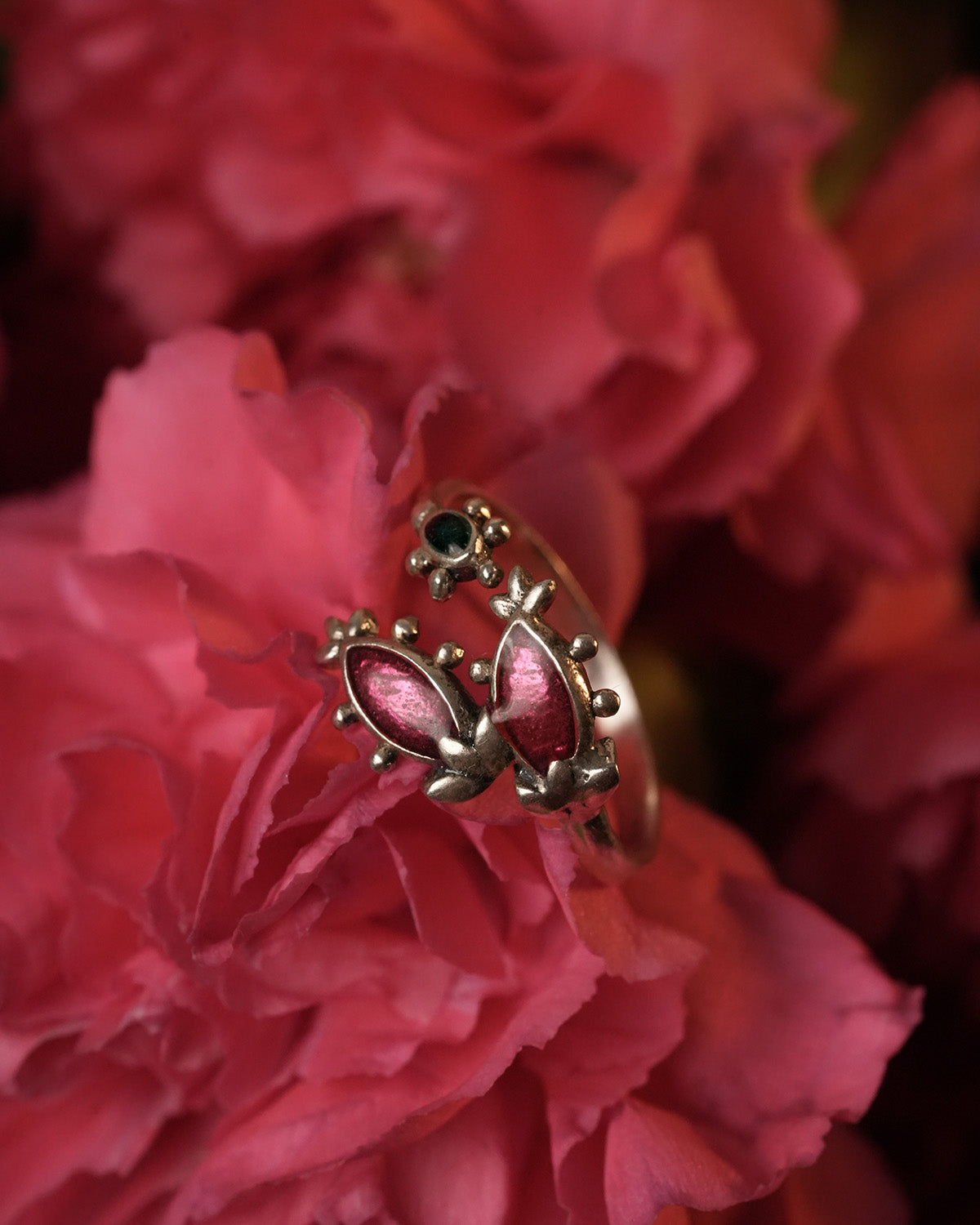 Kritika Silver Finger Ring by MOHA