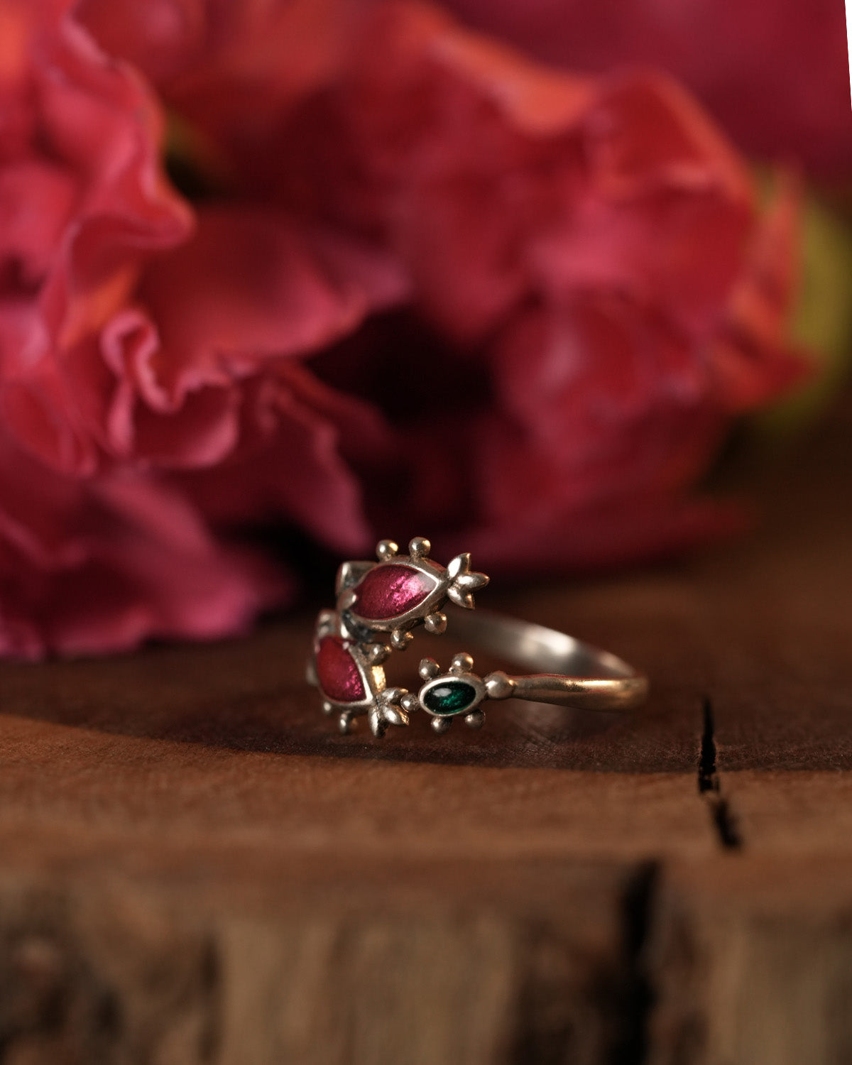 Kritika Silver Finger Ring by MOHA