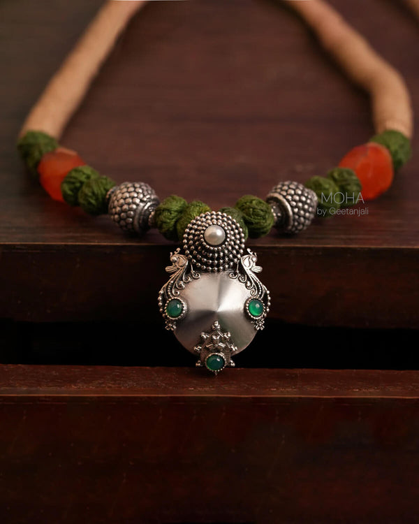 Kunti Silver Necklace by MOHA