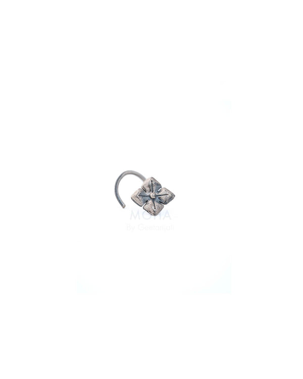Kusum Silver Nosepin by MOHA
