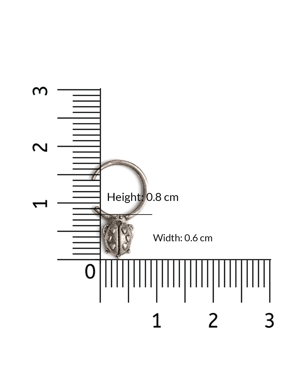 Ladybug Silver Septum by MOHA