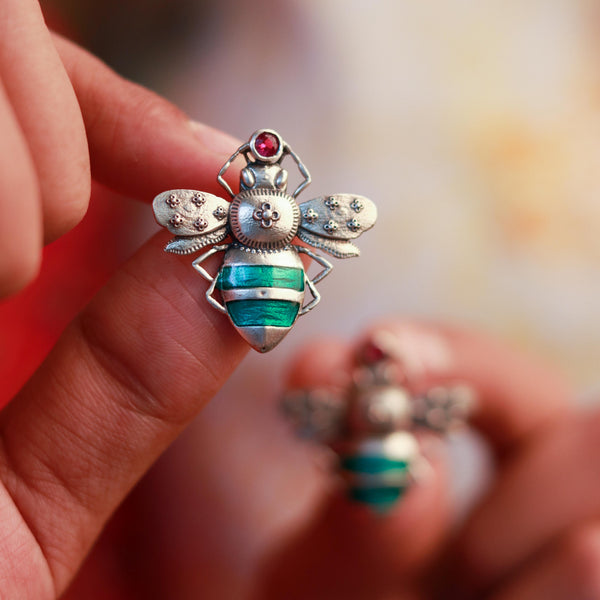 Madhu Silver Stud Earrings By MOHA