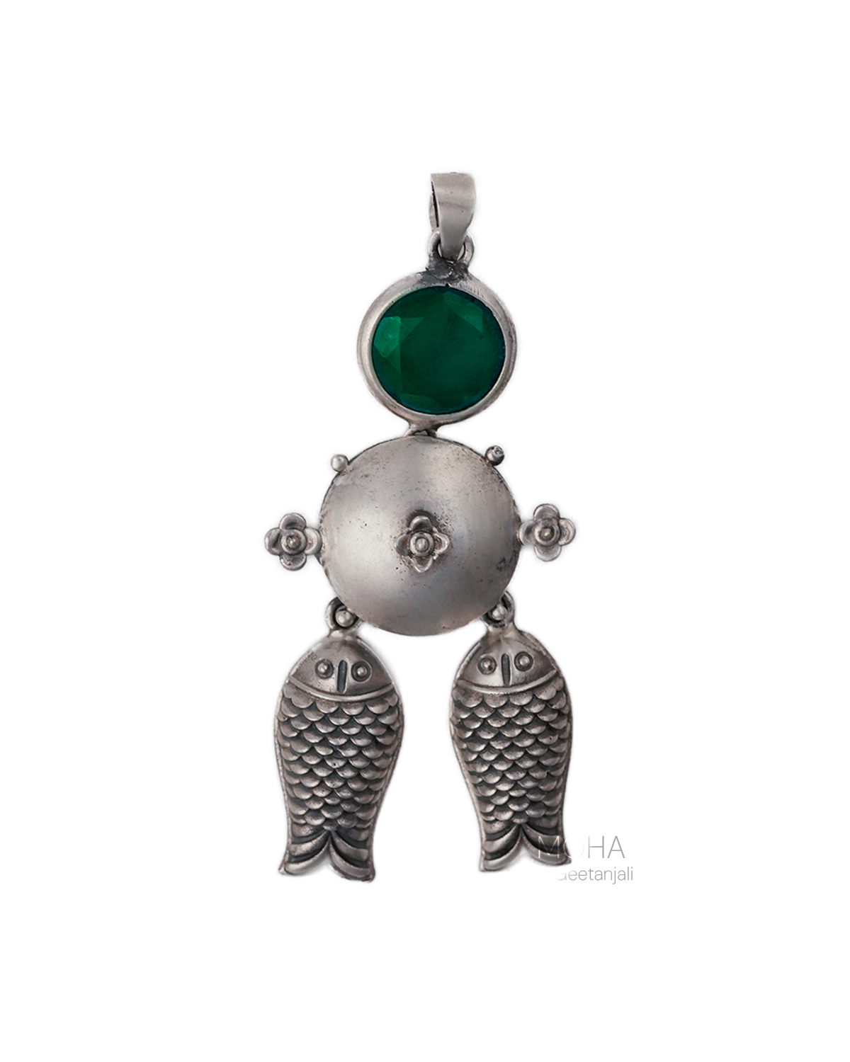 Mahaseer Silver Pendant by MOHA (Only Pendant)