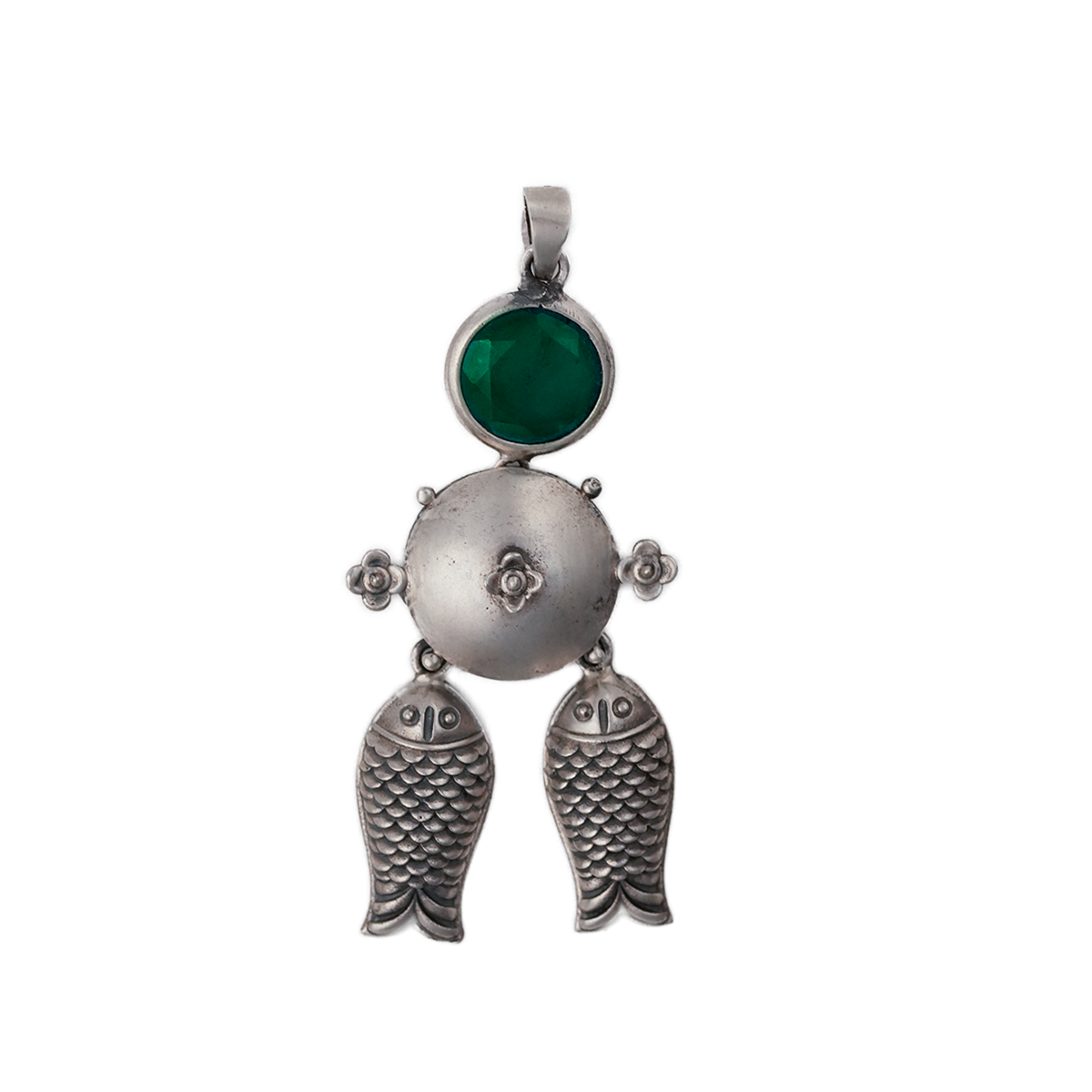 Mahaseer Silver Pendant by MOHA (Only Pendant)