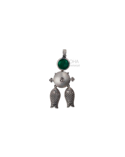 Mahaseer Silver Pendant by MOHA (Only Pendant)