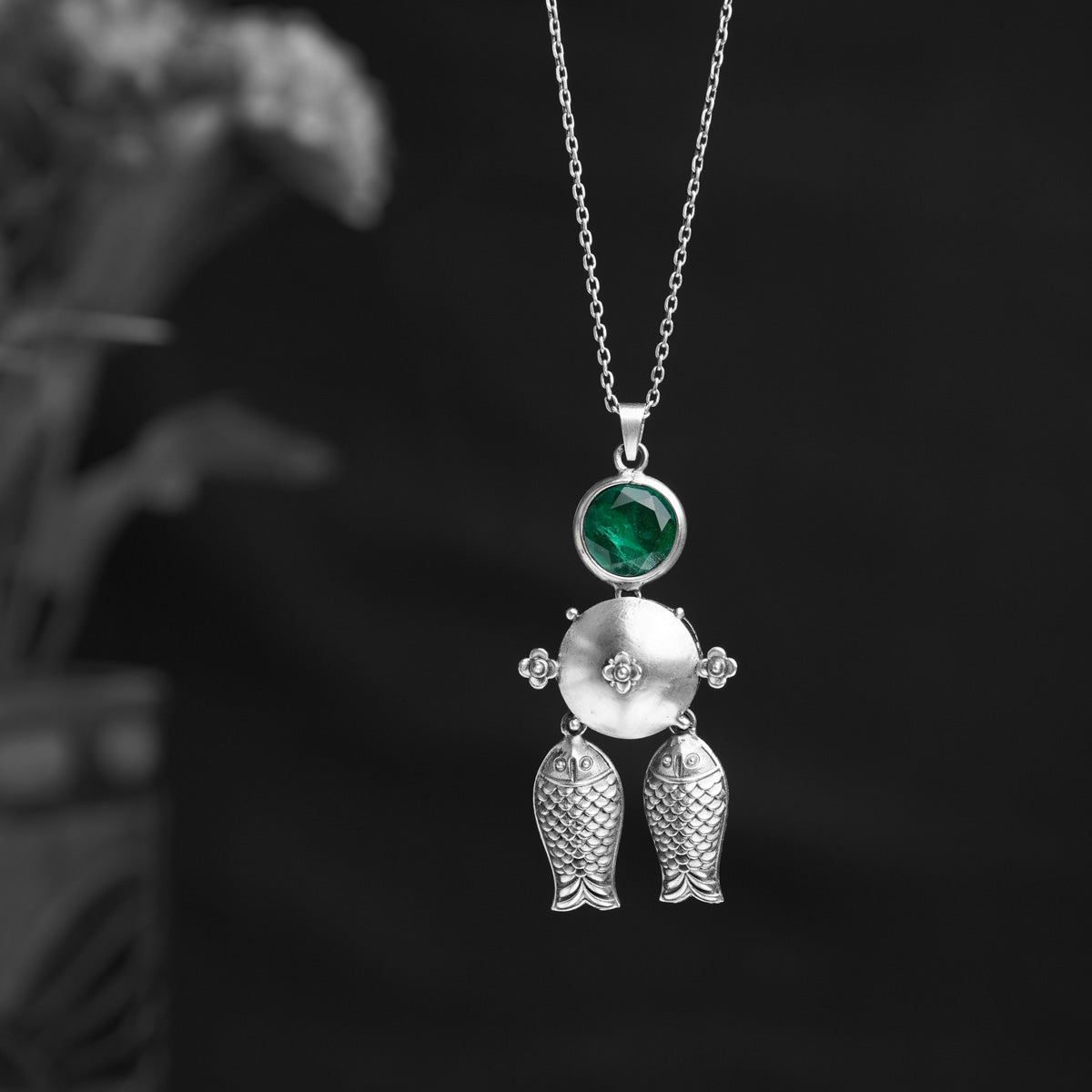 mahaseer silver necklace by moha