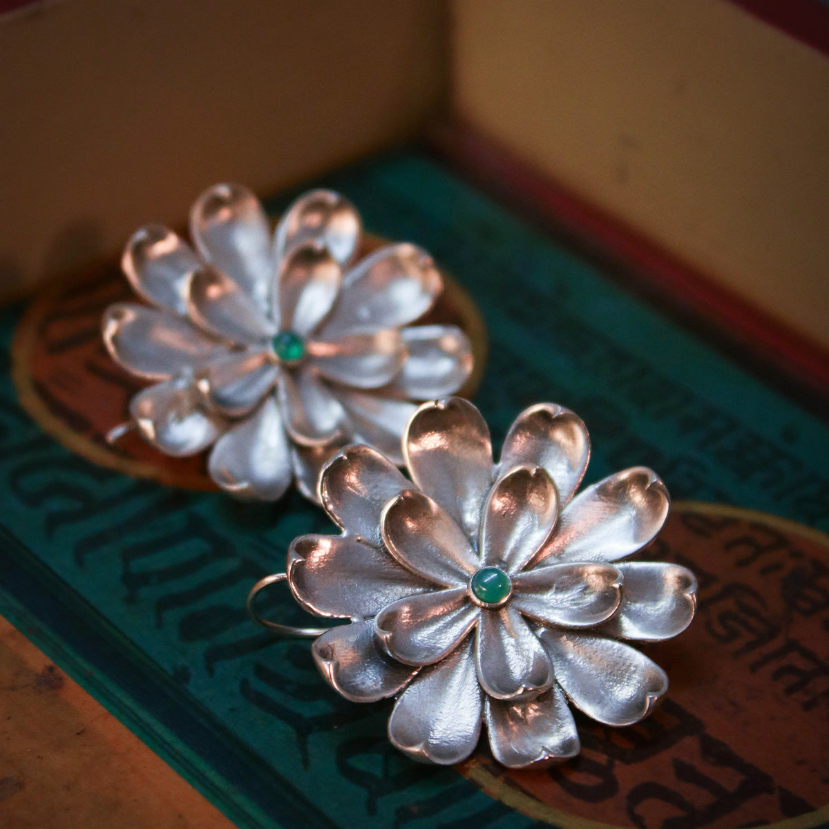 Sadafuli Silver Earring by MOHA