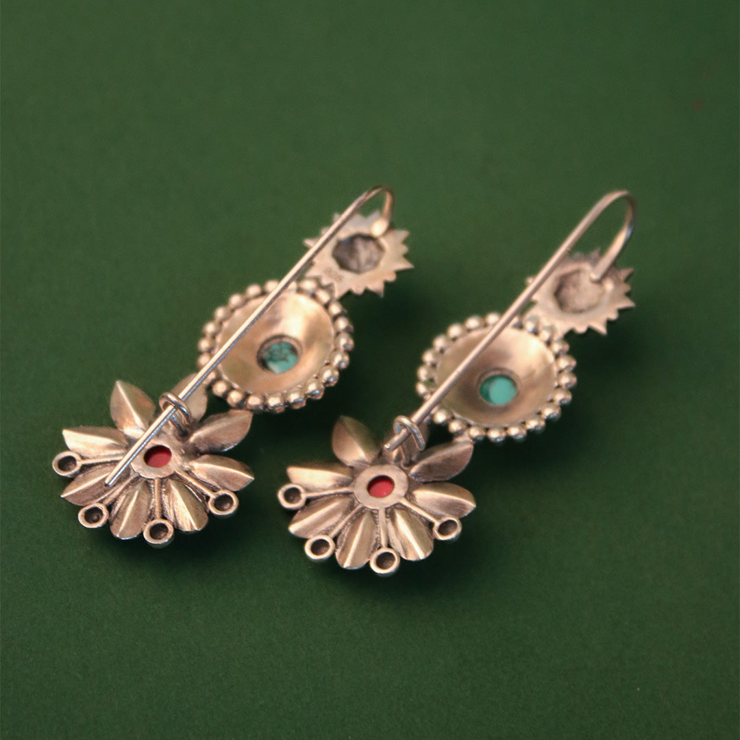 mallika abha silver dangle earrings by moha