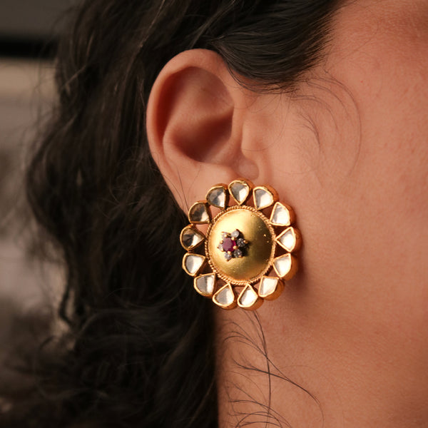 Manikarnika Silver Stud Earring By MOHA