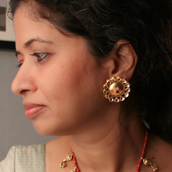 Manikarnika Silver Stud Earring By MOHA