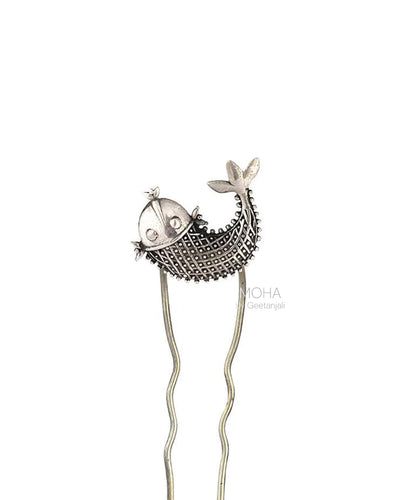 Masoli Silver Hair Pin by MOHA