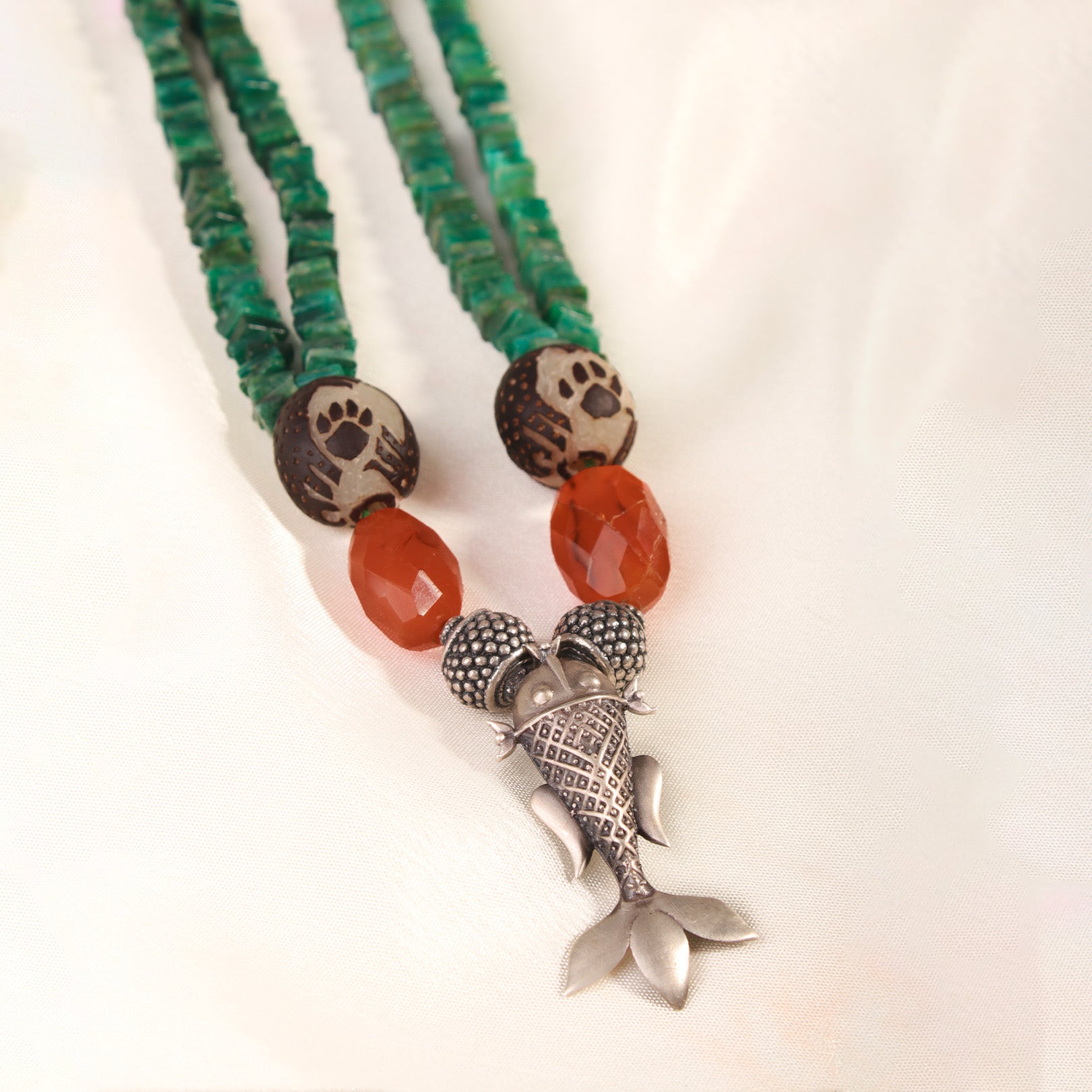 matsyagandha silver necklace by moha