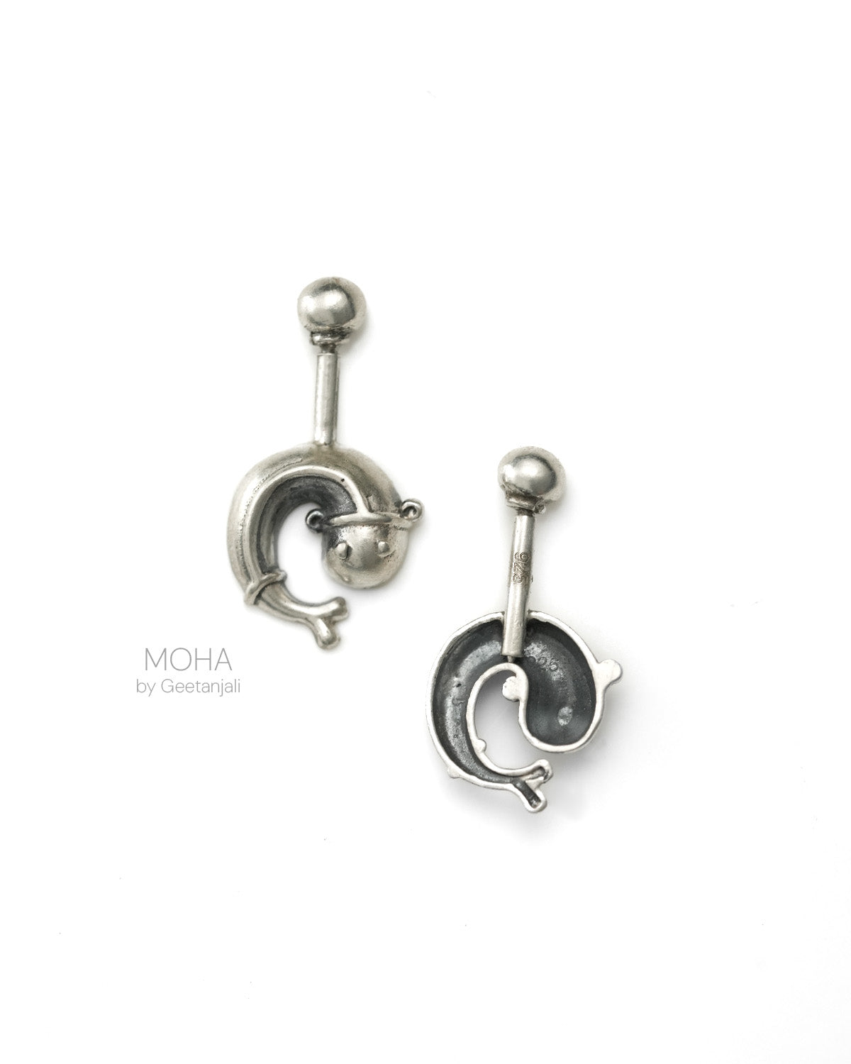 Matsyakarnika Silver Bugadi, Pierced (Small) by MOHA