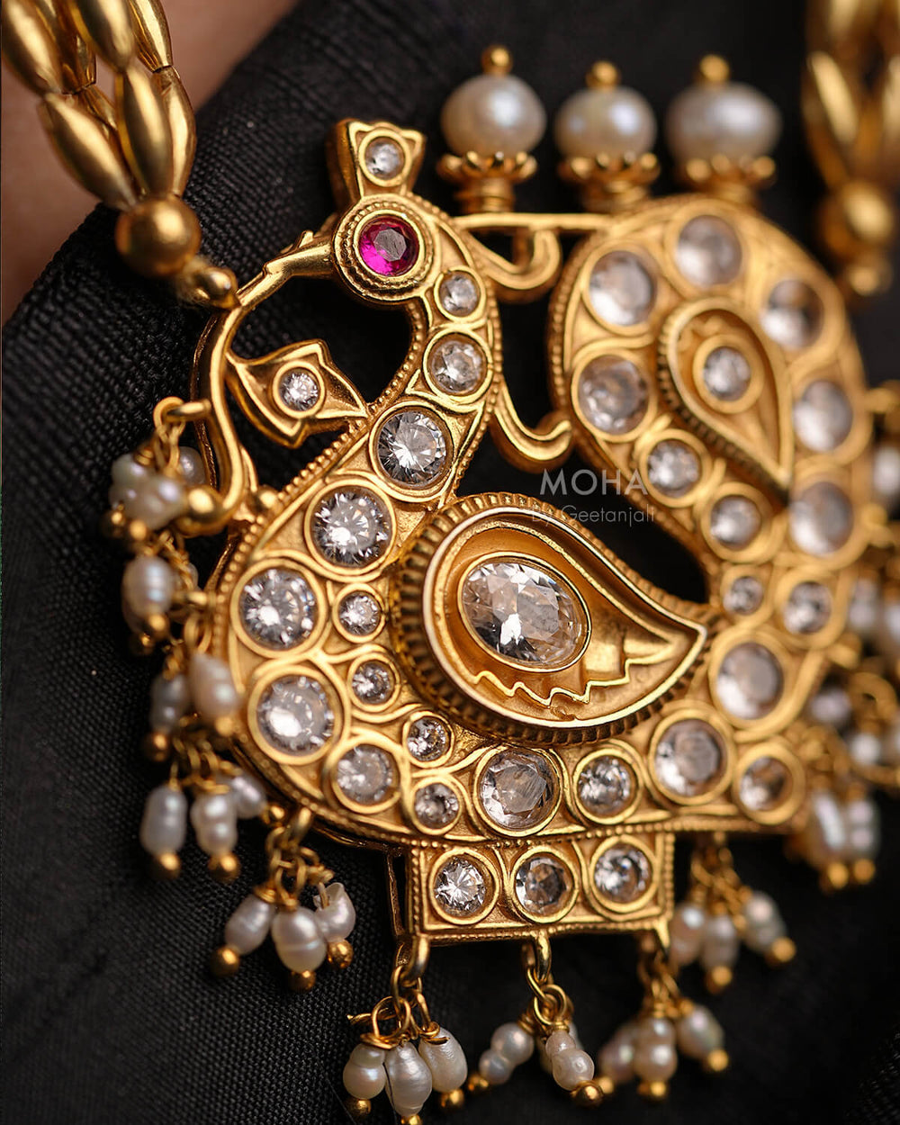 Mayuri Tanmani Necklace Gold Plated by MOHA