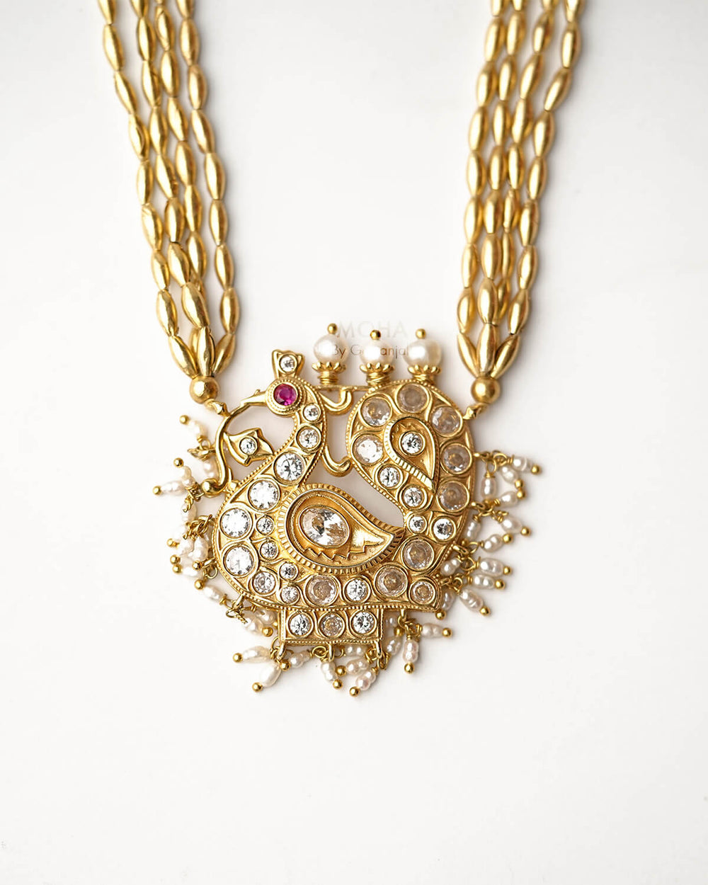 Mayuri Tanmani Necklace Gold Plated by MOHA