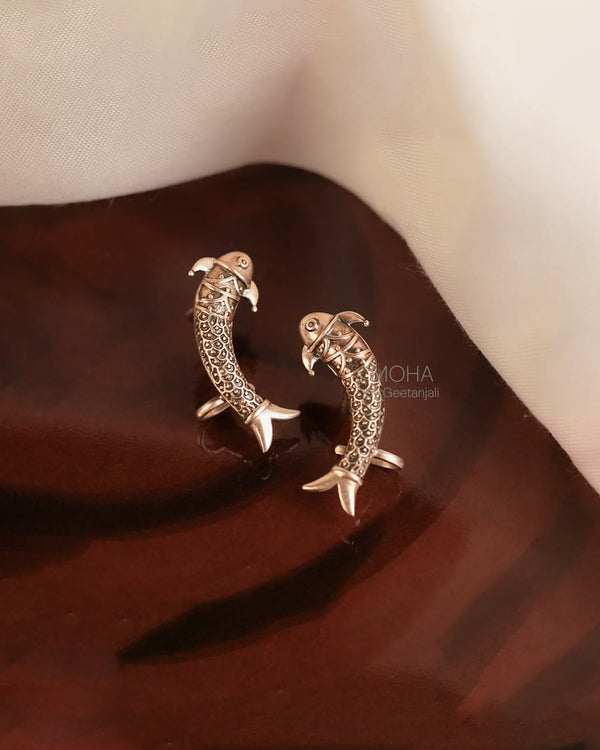 Mermaid Silver Earcuffs by Moha