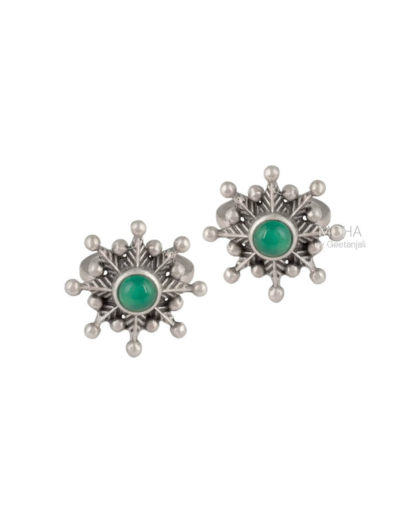 Mihir Silver Toe Ring By Moha