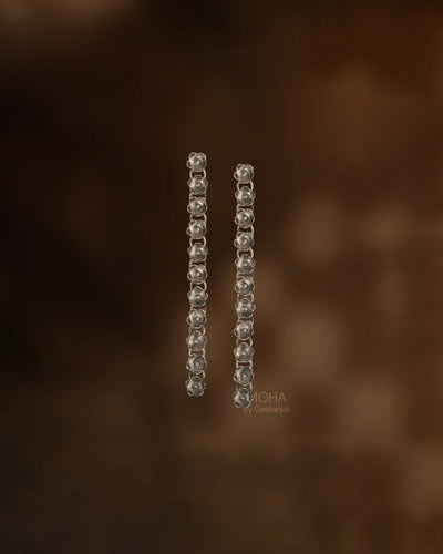 Mogra Silver Earrings by MOHA