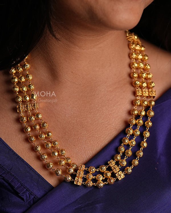 Mohan Mal Gold Plated Necklace by MOHA