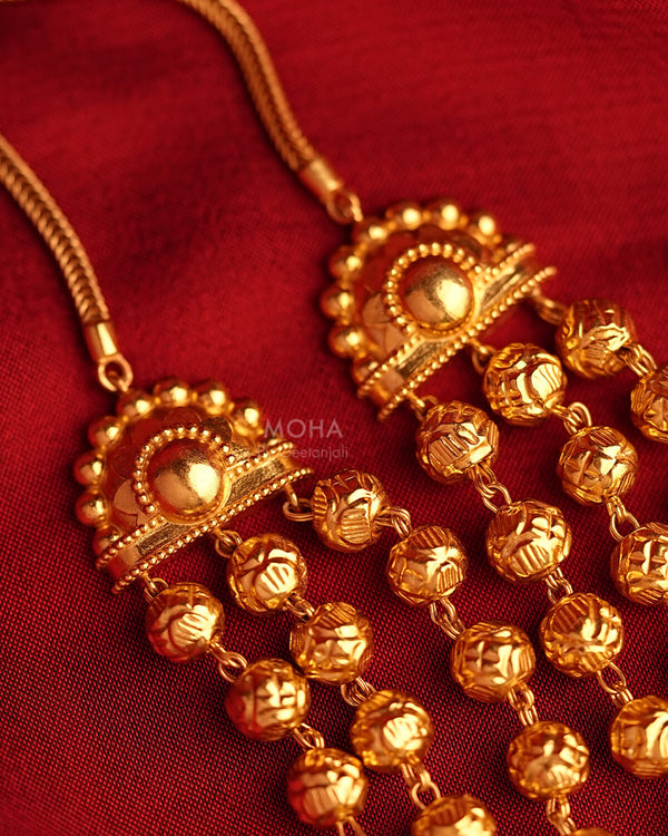 Mohan Mal Gold Plated Necklace by MOHA