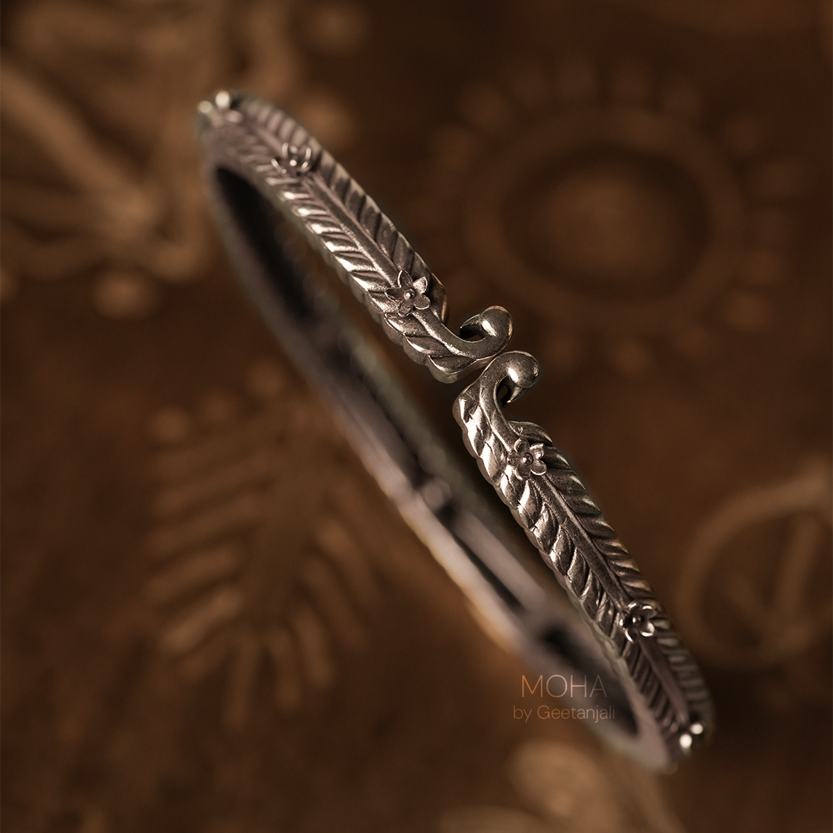 Mor Silver Bangle by MOHA
