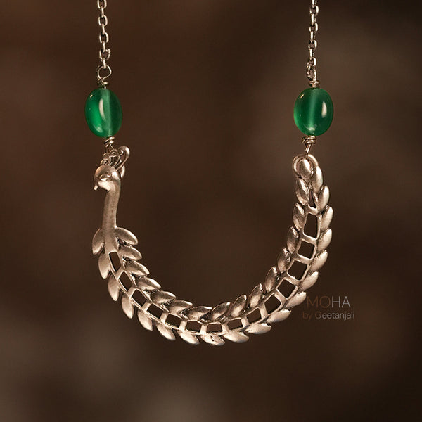Mor Silver Pendant with chain by MOHA