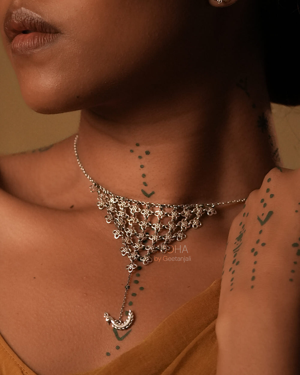 Mora Jal Silver Necklace by MOHA