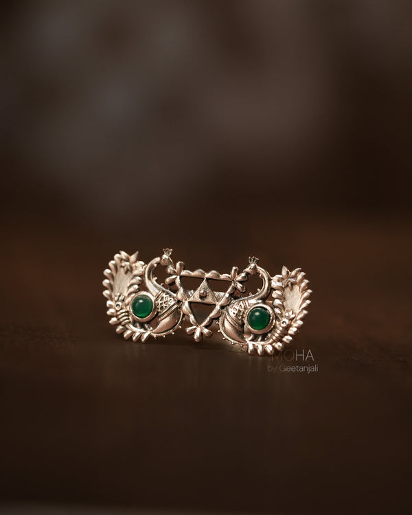 Morika Silver Finger Ring by MOHA