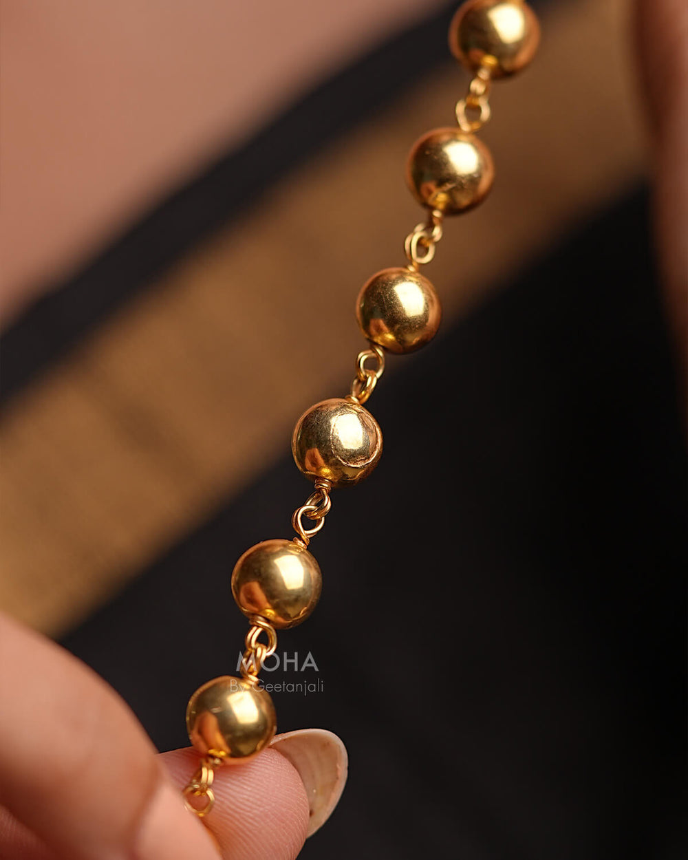 Morpankhi Tanmani Necklace Gold Plated by MOHA