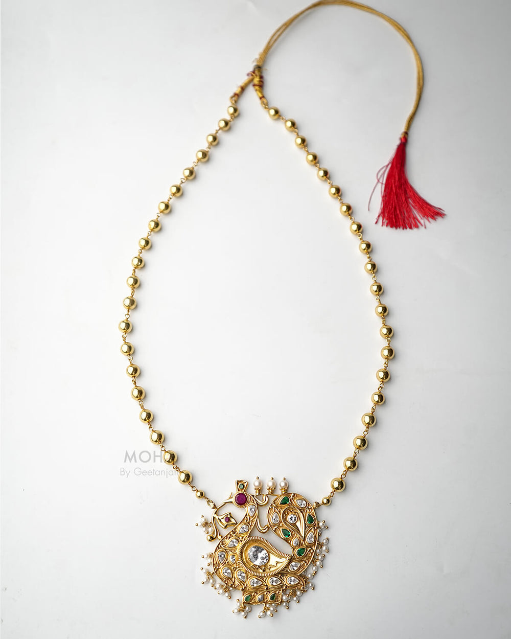 Morpankhi Tanmani Necklace Gold Plated by MOHA