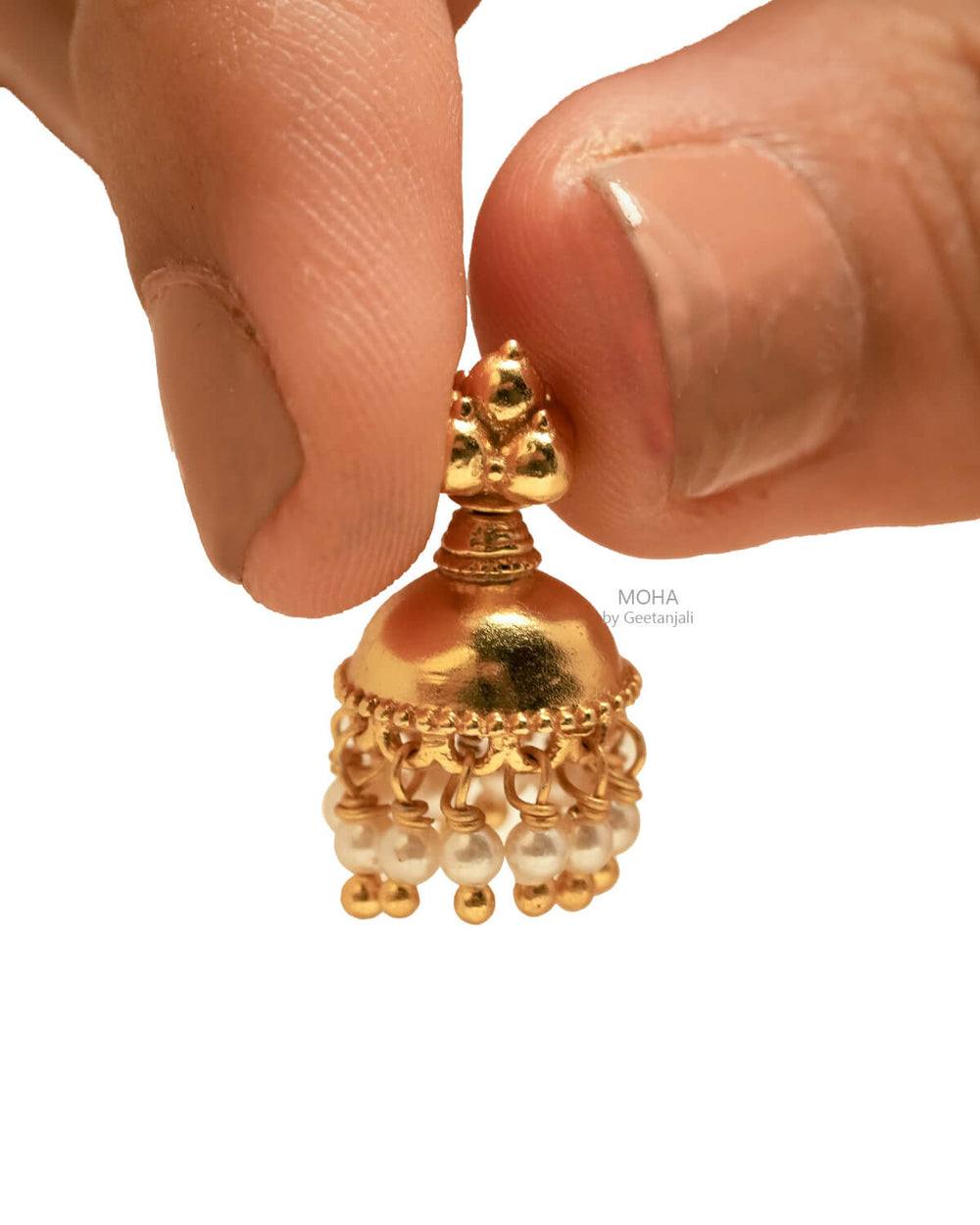 Moti Silver Bugadi (Gold Plated) by MOHA