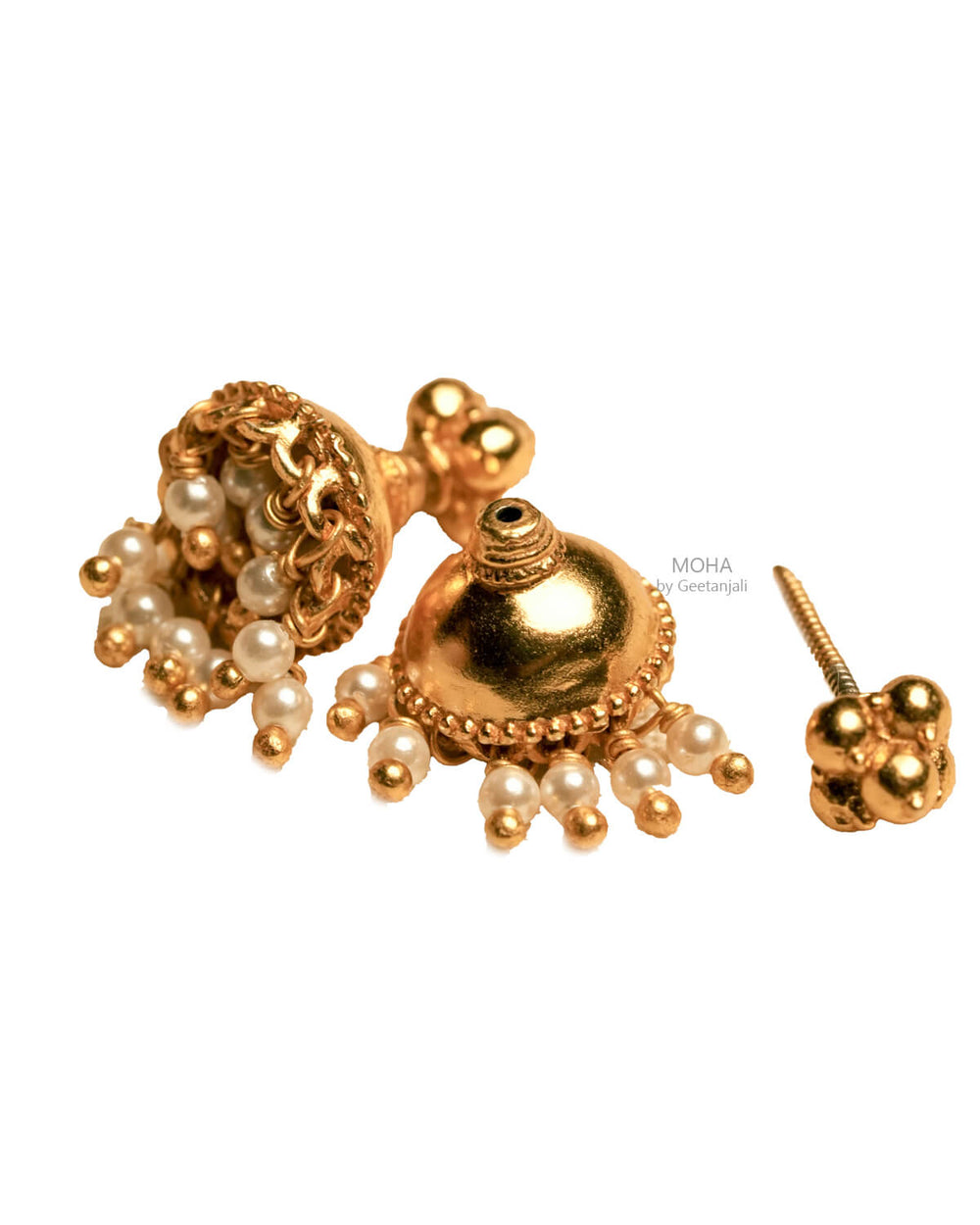 Moti Silver Bugadi (Gold Plated) by MOHA