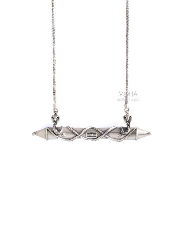 Naag Chaitanya Silver Pendant Necklace