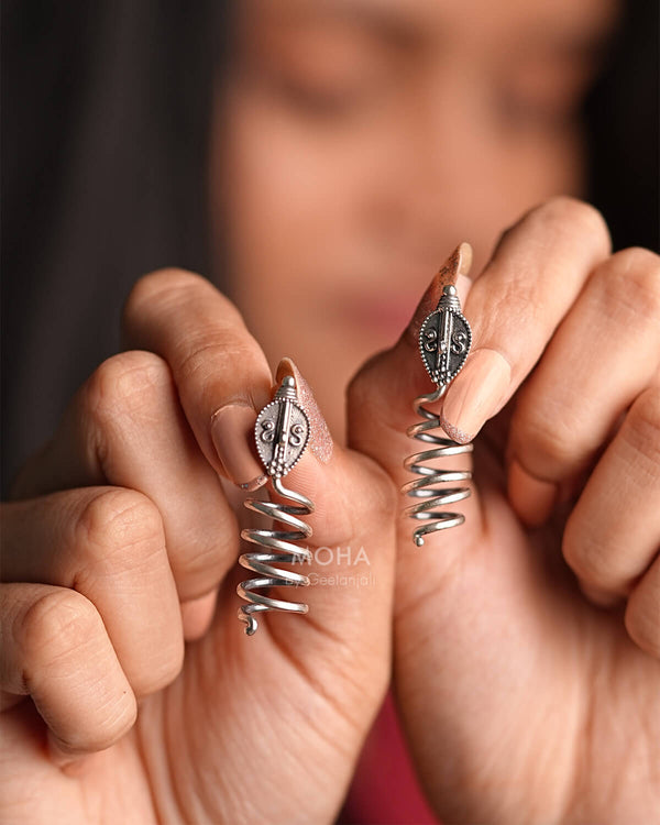 Nagulu Silver Earrings by MOHA