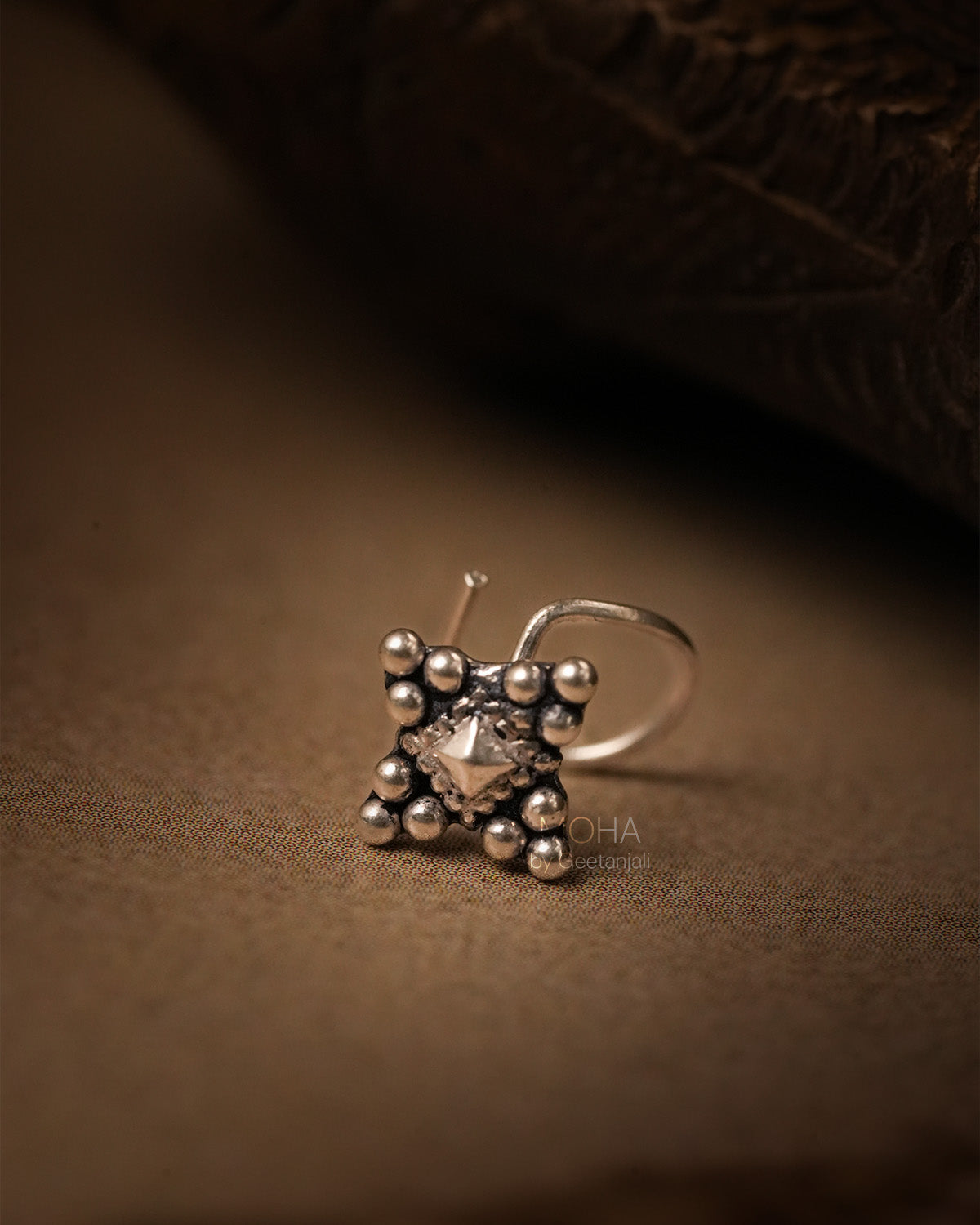 Nakshatra Silver Nosepin by MOHA