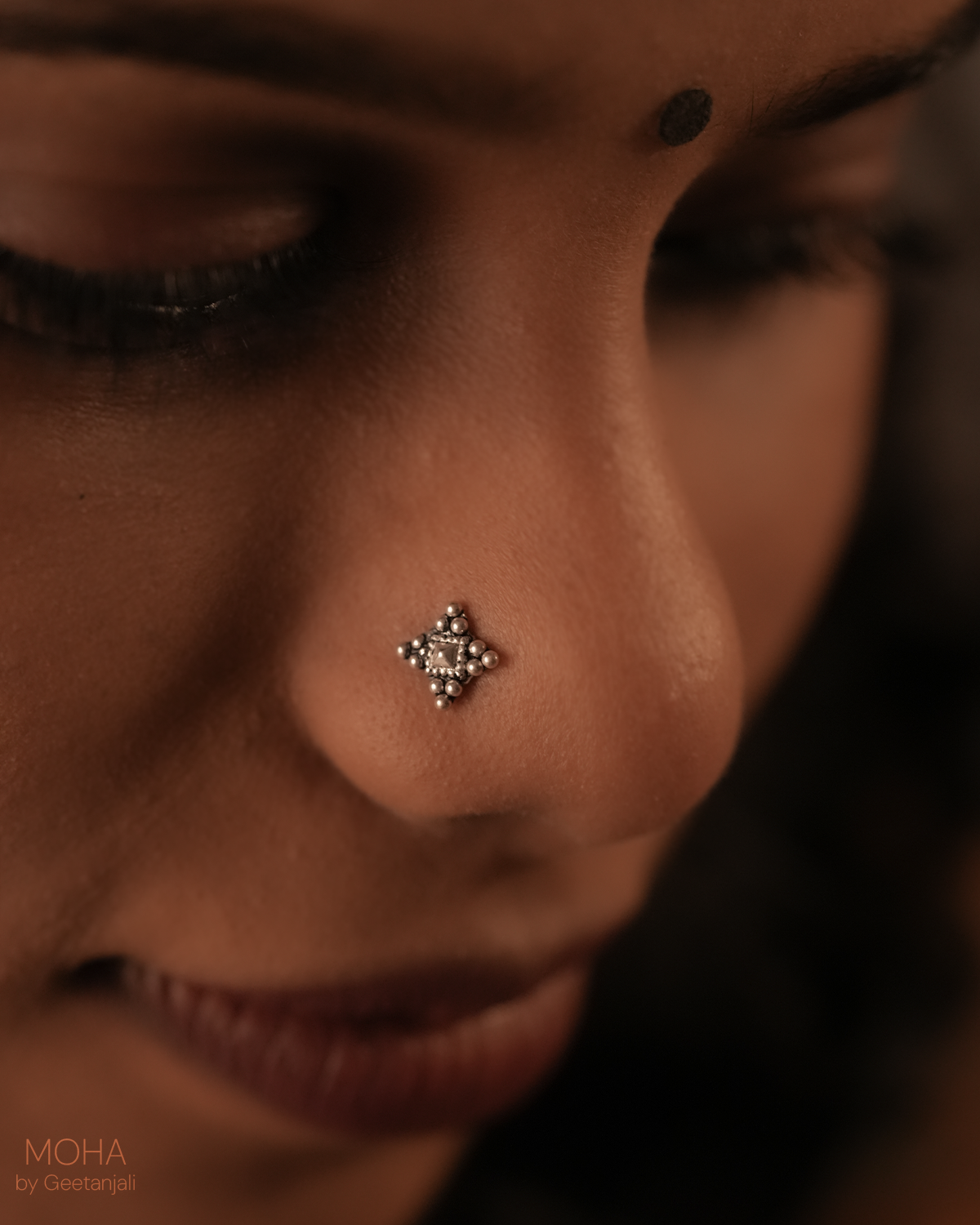 Nakshatra Silver Nosepin by MOHA