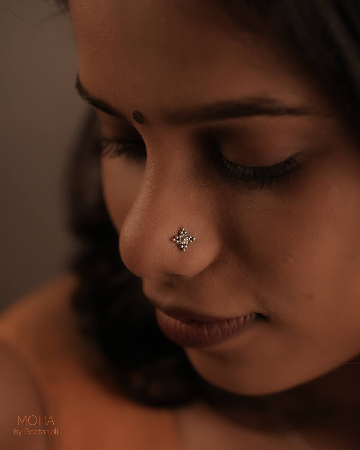 Nakshatra Silver Nosepin by MOHA