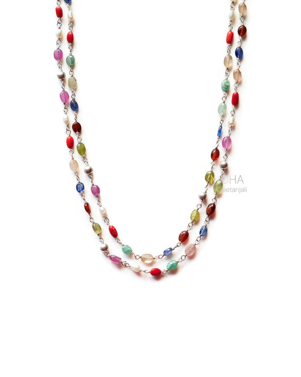 Navratna Mala Double Layered By Moha