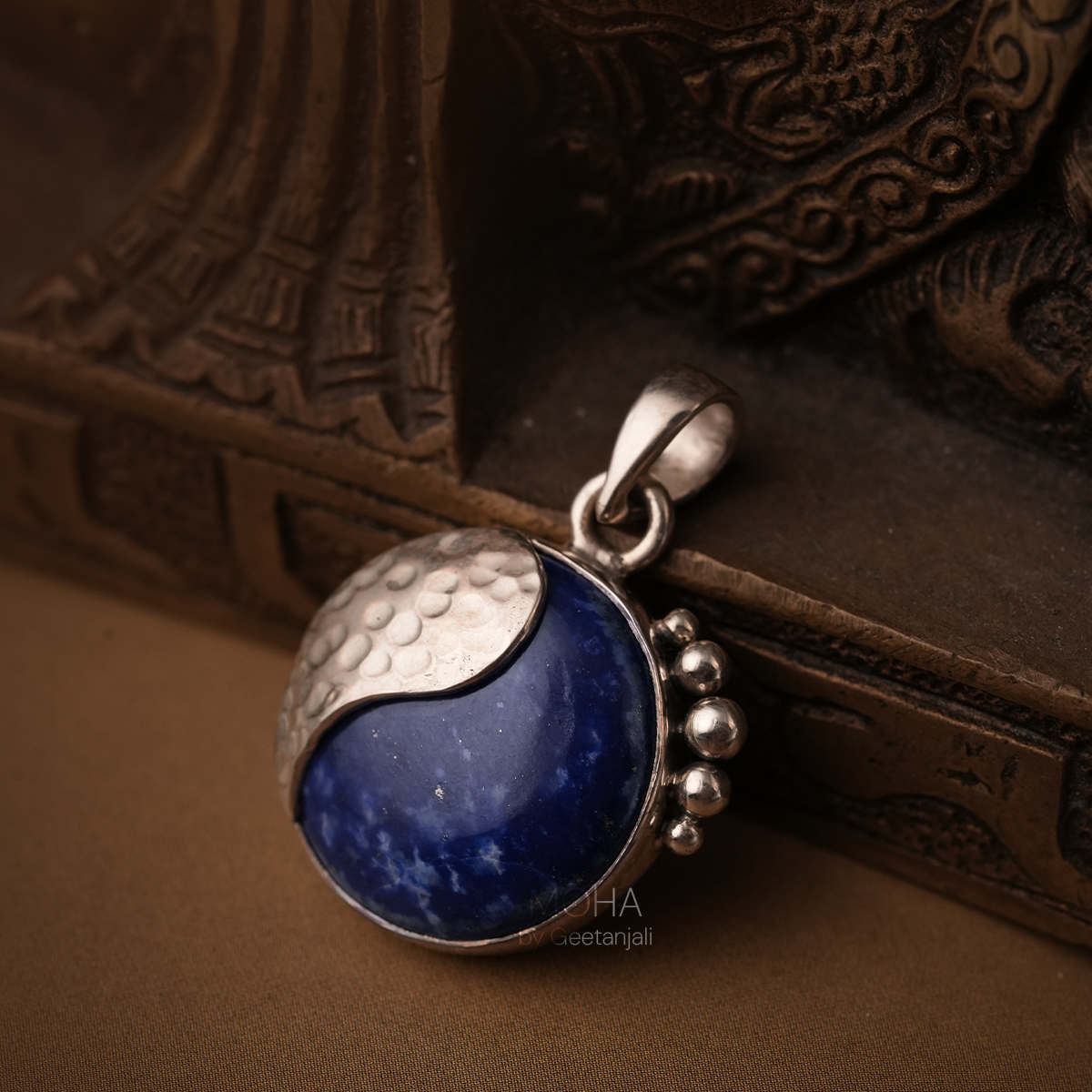 Neel Silver Pendant by Moha (Only Pendant)