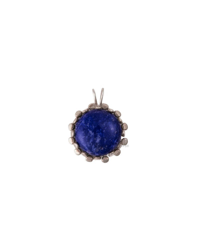 Neel Tara Silver Pendant with Lapiz lazuli Stone by Moha (Only Pendant)
