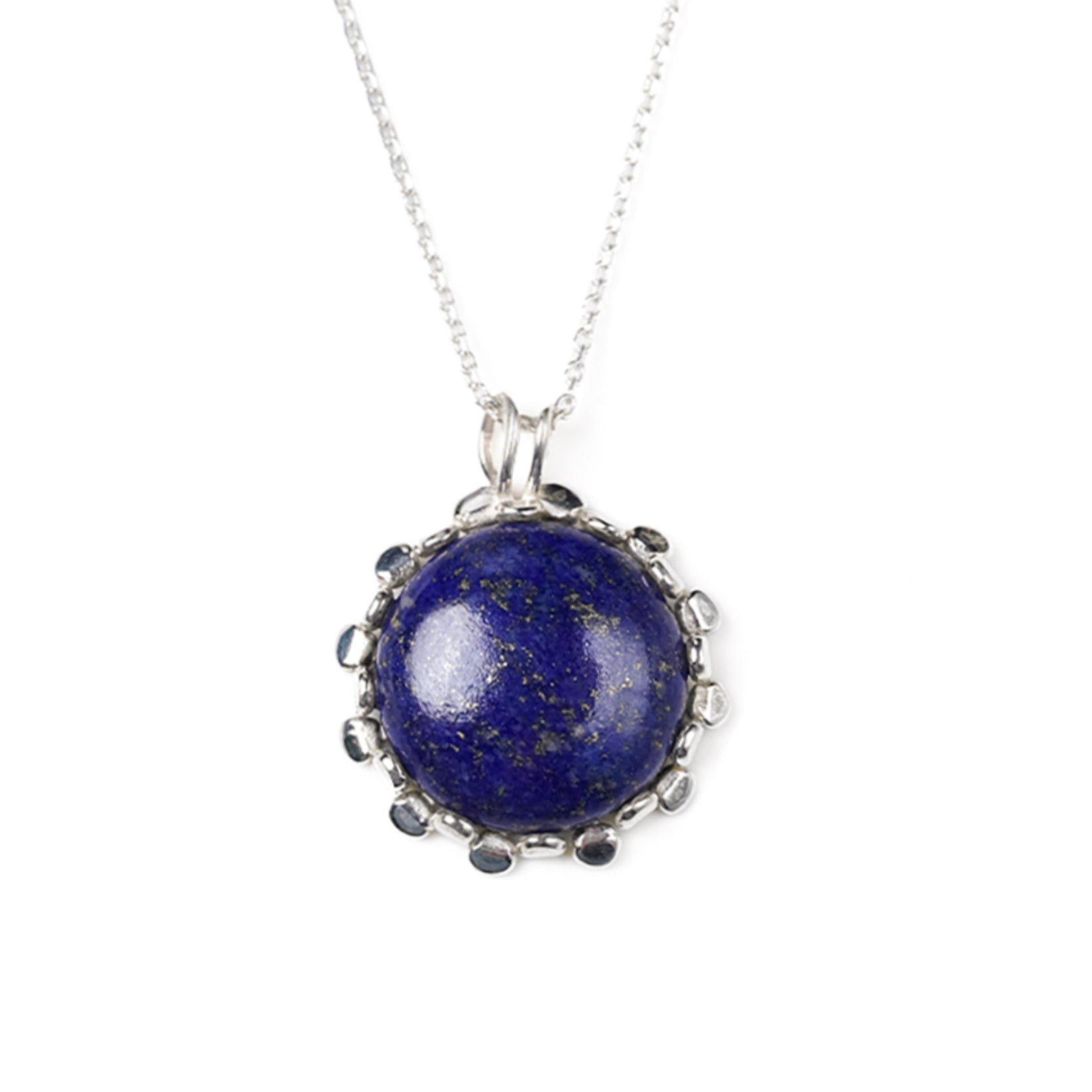 neel tara silver necklace by moha