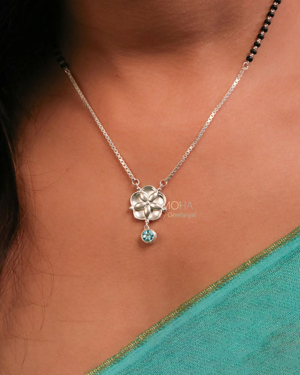 Nilaya Silver Mangalsutra by MOHA