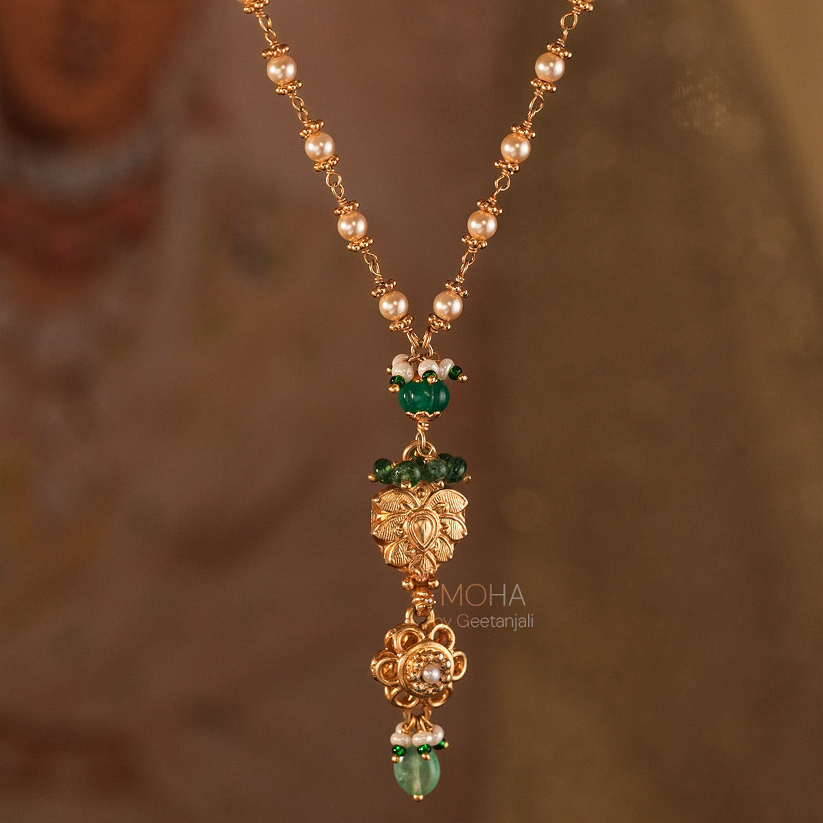 Omara Silver Pendant with Chain by MOHA